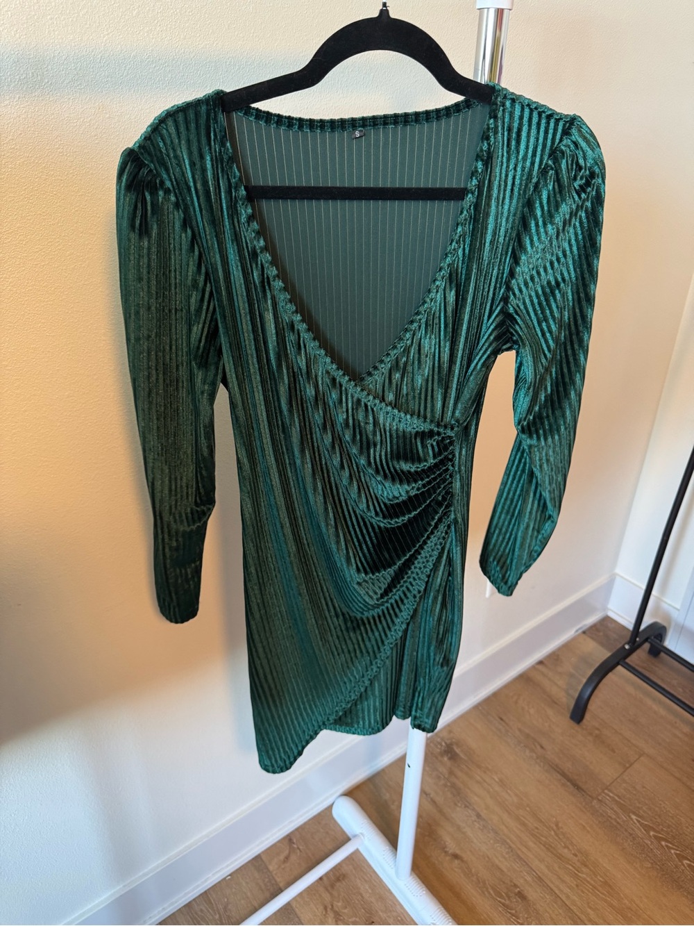 WOMENS Ribbed Dress Emerald Green size Small